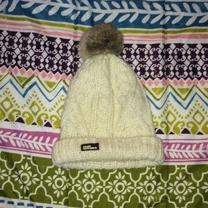 White winter hat!